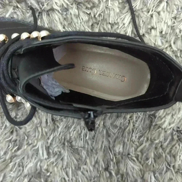 Charter club Shiloh Combat Booties, Created for Macy's - Picture 8 of 11